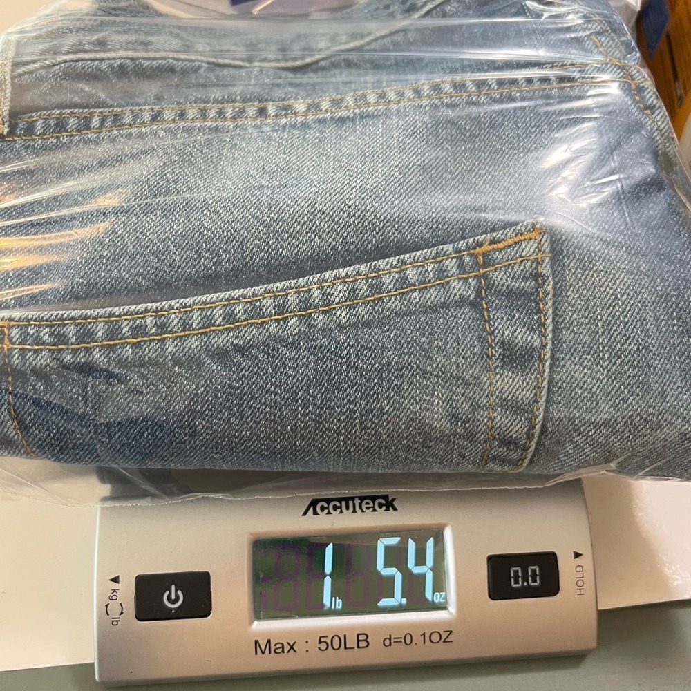 Zara Studio Wide Leg Distressed High Rise Jeans Blue Size S - Picture 14 of 16